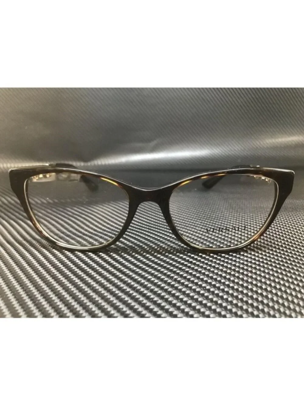 New Versace Women  Havana Eyeglasses  52- 18- 140